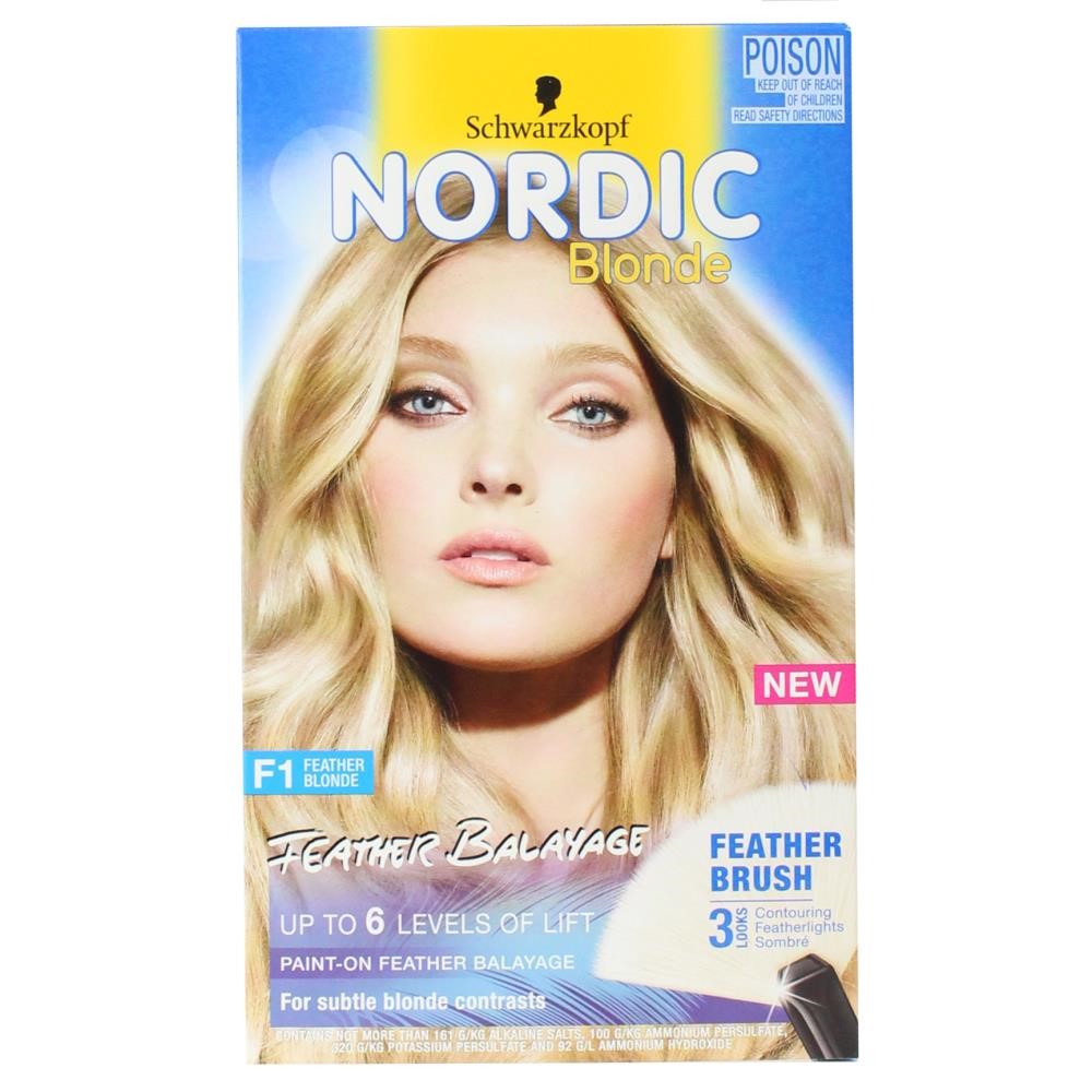 Schwarzkopf Nordic Blonde Hair Colour F1 Feather Balayage Best