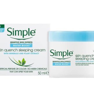 SIMPLE 50ML  WATER BOOST SKIN QUENCH SLEEPING CREAM