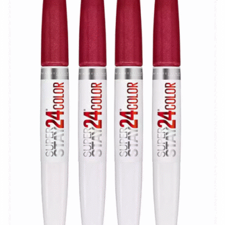 MAYBELLINE 4.1mL LIPSTICK 2 STEP SUPERSTAY ALL DAY CHERRY x4