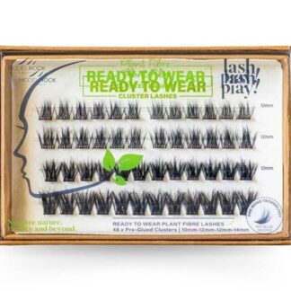 LASH PLAY READY TO WEAR PRE-GLUED PLANT FIBRE - 'SMOKE BOMB'