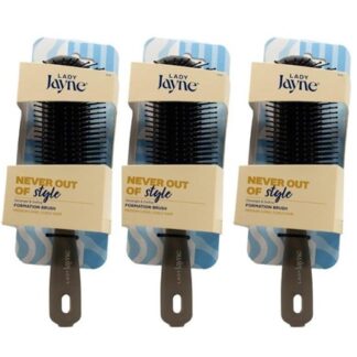 LADY JAYNE HAIRBRUSH NEVER OUT OF STYLE DETANGLE x3
