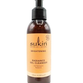 SUKIN 125mL RADIANCE GEL CLEANSER AUSTRALIAN NATURAL BRIGHTENING
