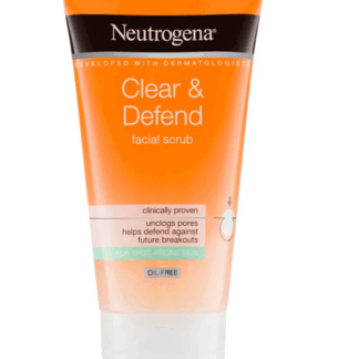 NEUTROGENA 150ML FACIAL SCRUB CLEAR AND DEFEND