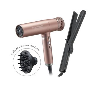 PRO-ONE AEROLITE DRYER GOLD WITH BONUS PRO-ONE AIR STYLER -