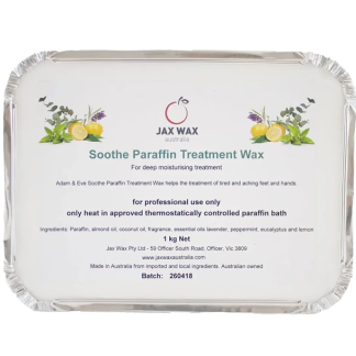 Jax Wax Australia Paraffin Treatment Wax 1kg -Soothe